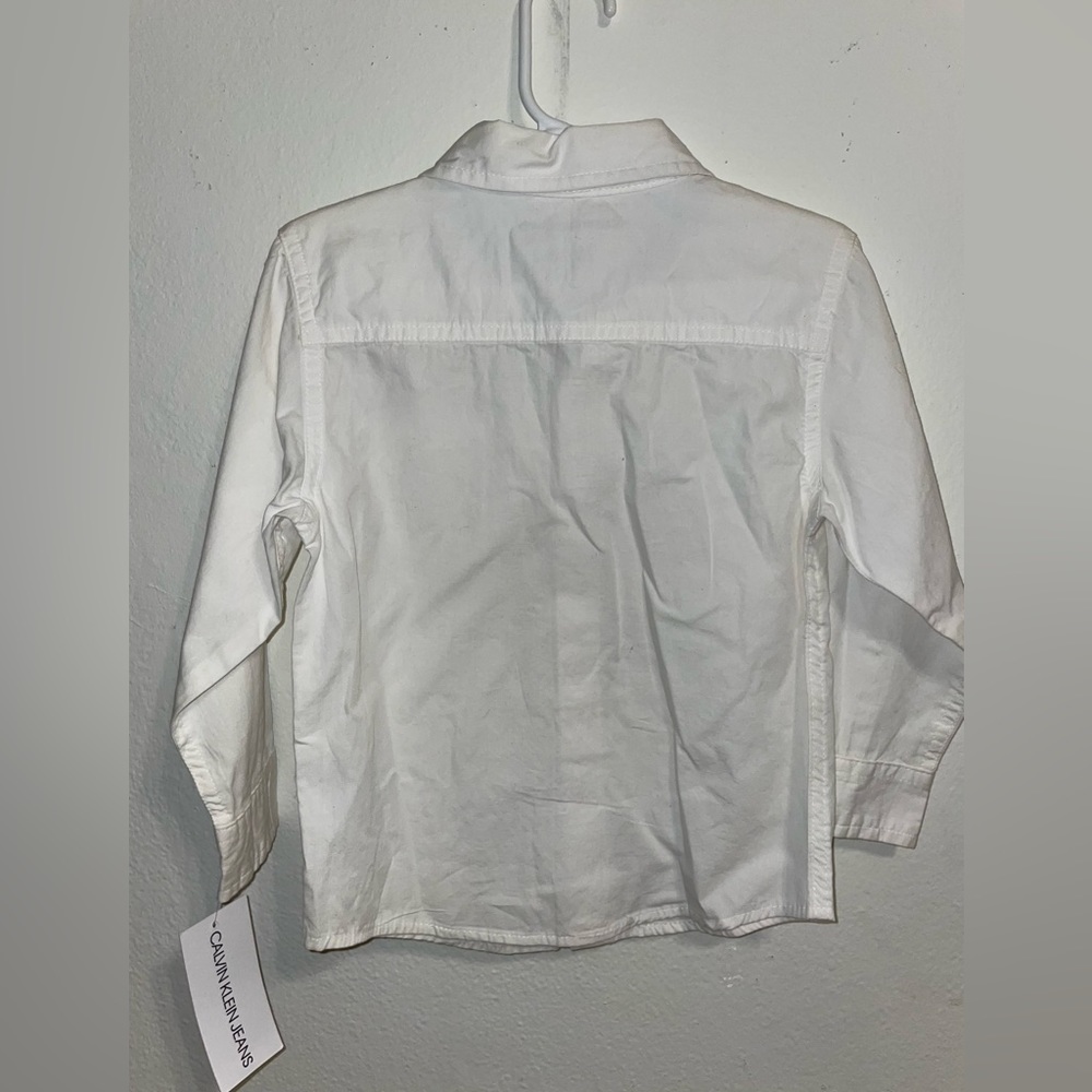 Calvin Klein kid white button down - Picture 4 of 5